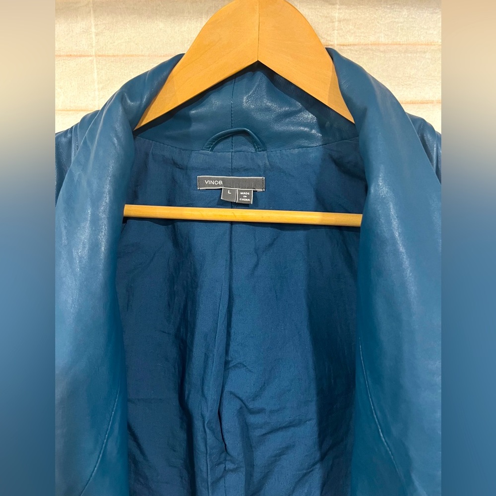 VINCE lambskin genuine leather jacket